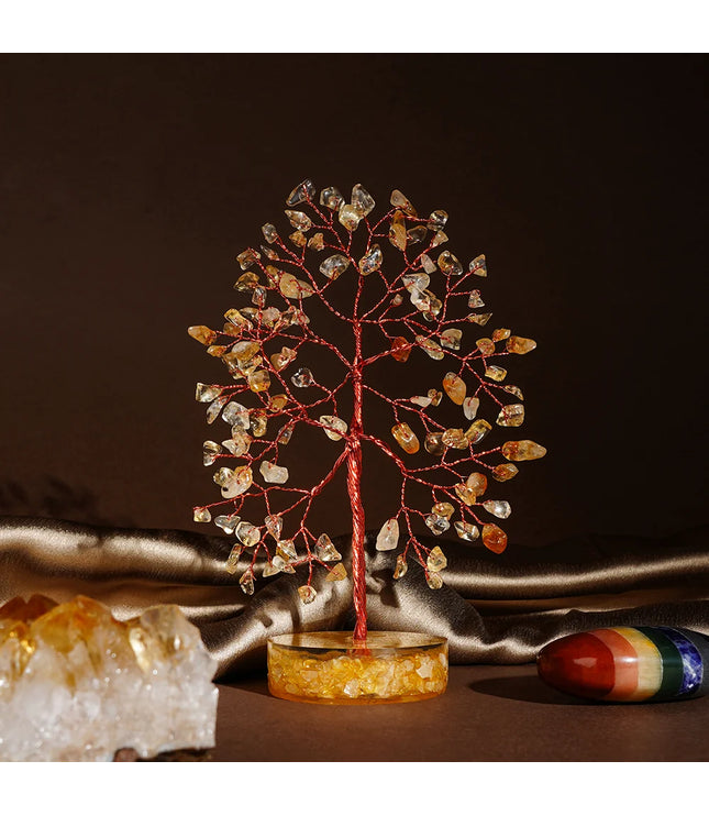 Citrine Orgone Base Tree