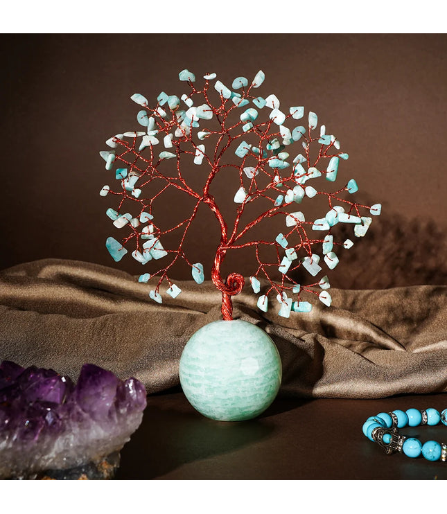 Amazonite Ball Base Tree