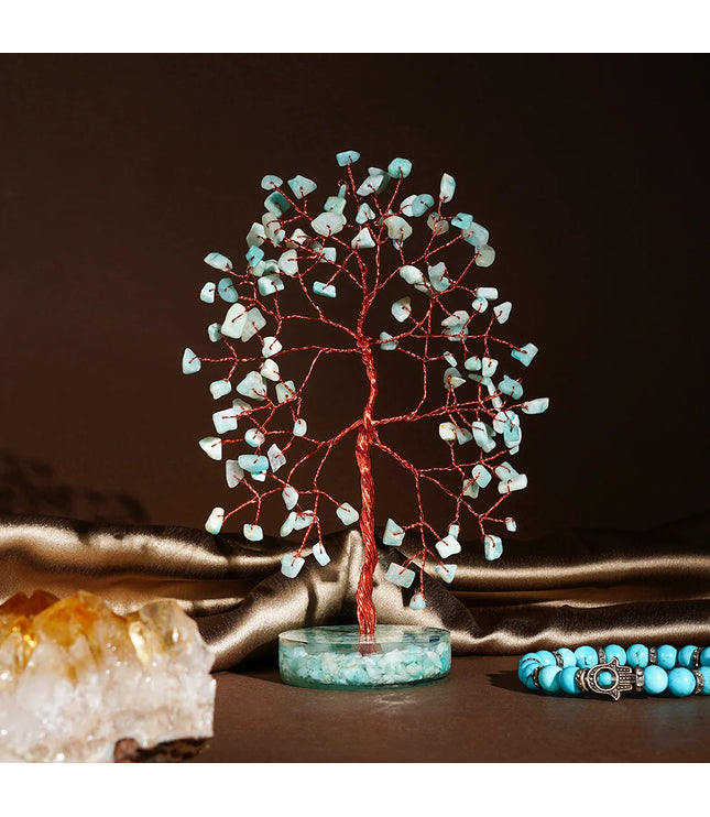 Amazonite Orgone Base Tree