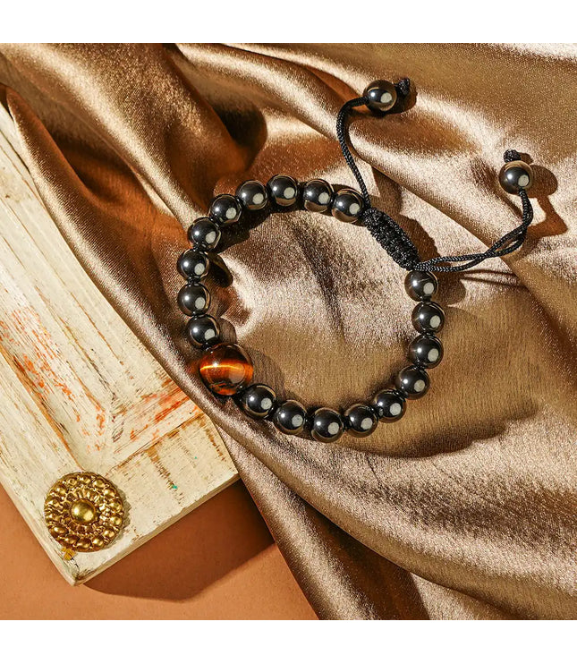 Hematite & Tiger Eye Bracelet
