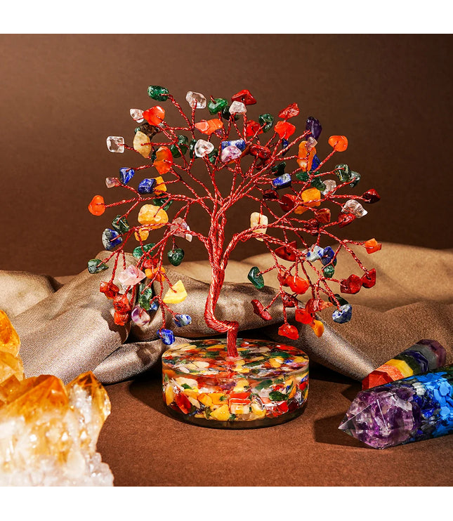 7 Chakra Orgone Base Tree