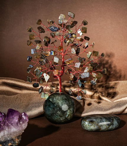 Labradorite Ball Base Tree