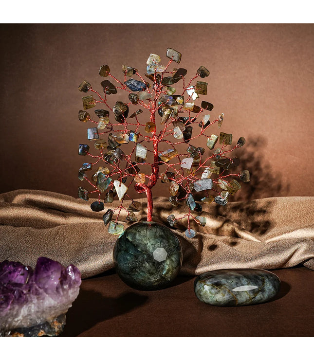 Labradorite Ball Base Tree
