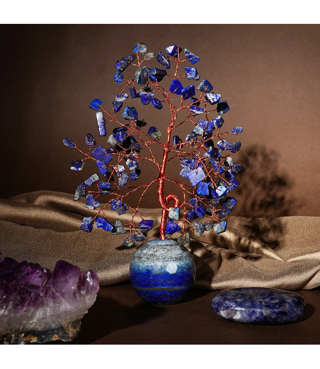 Lapis Lazuli  Ball Base Tree
