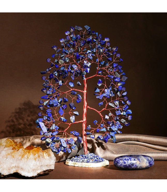 Lapis Lazuli Slice Base Tree