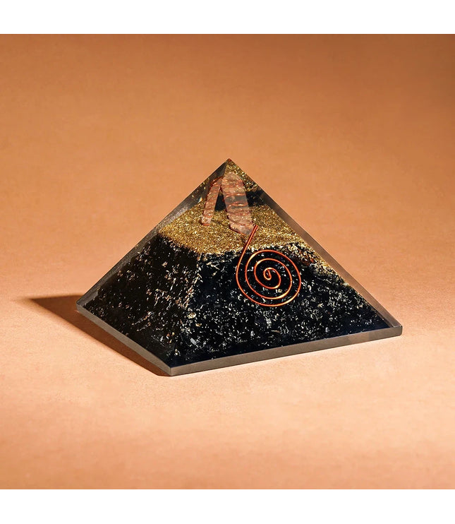 Black Tourmaline Orgonite Pyramid