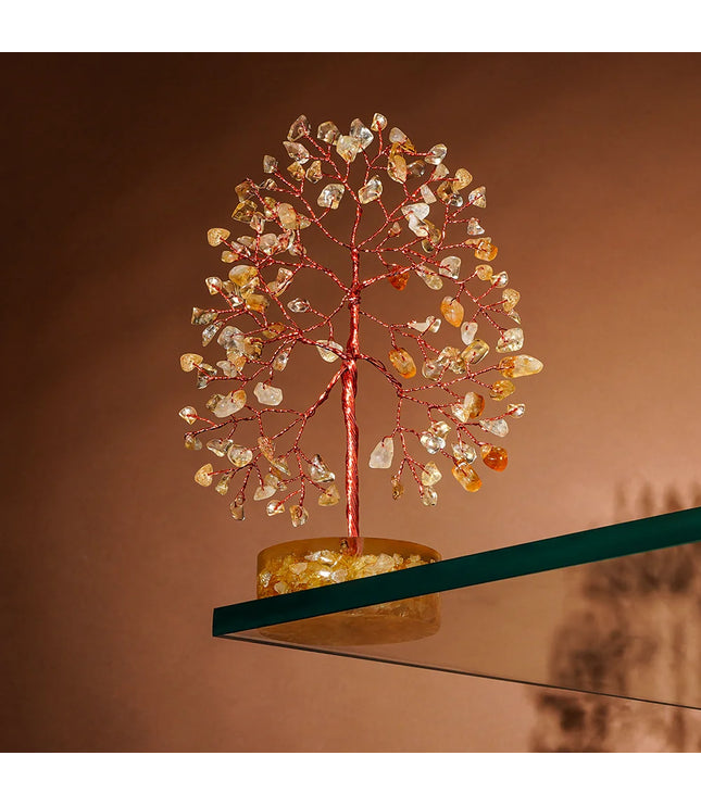 Citrine Orgone Base Tree