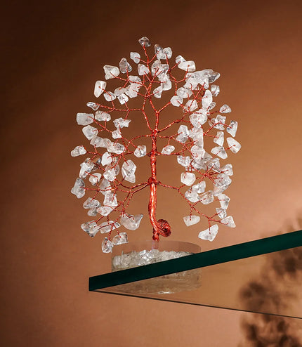 Clear Quartz Orgone Base Tree