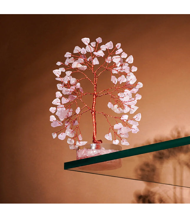 Rose Quartz Orgone Base Tree