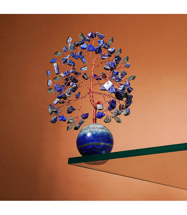 Lapis Lazuli  Ball Base Tree