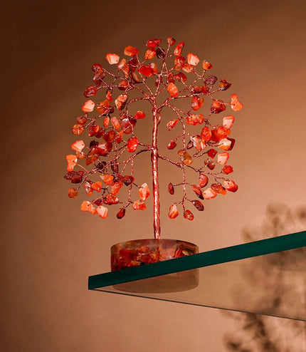 Carnelian Orgone Base Tree