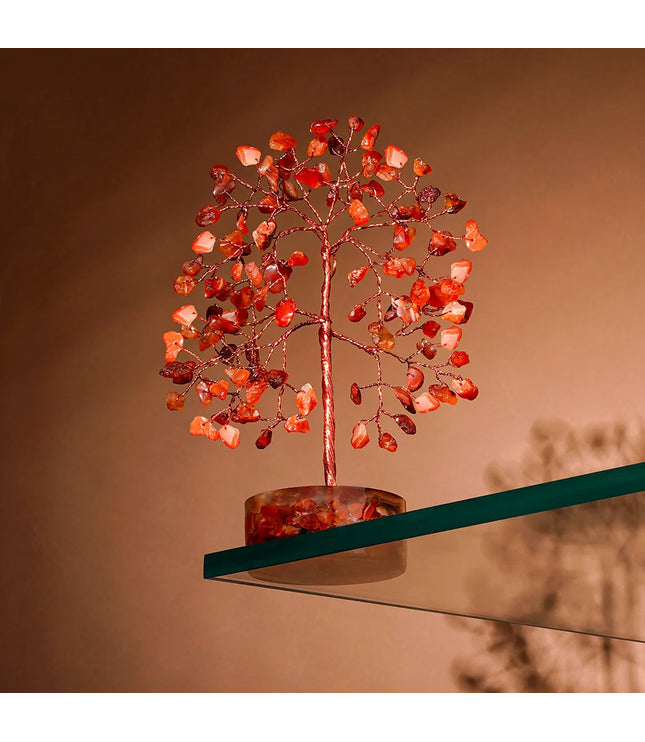 Carnelian Orgone Base Tree