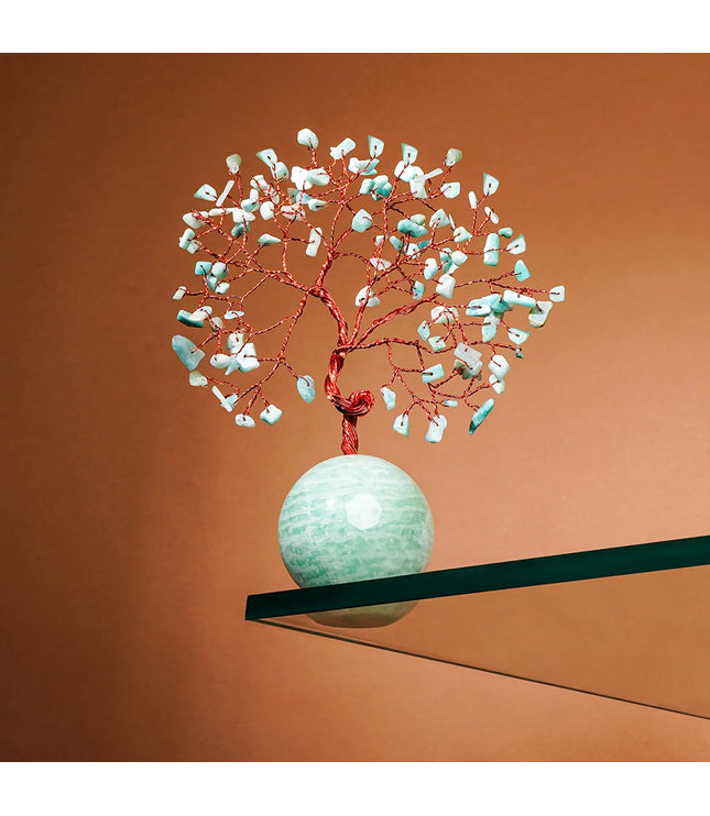 Amazonite Ball Base Tree