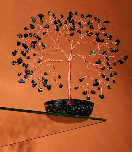 Black Obsidian Orgone Base Tree