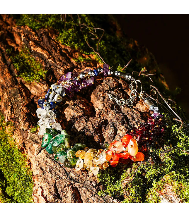 7 Chakra Chips Bracelet