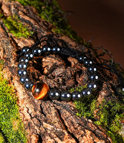 Hematite & Tiger Eye Bracelet