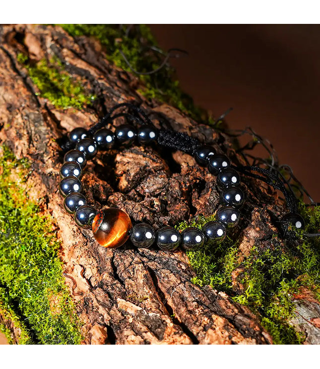 Hematite & Tiger Eye Bracelet