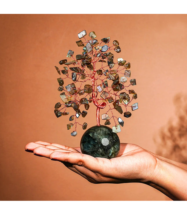 Labradorite Ball Base Tree