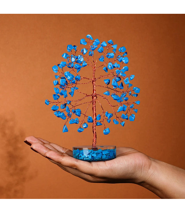 Turquoise Orgone Base Tree