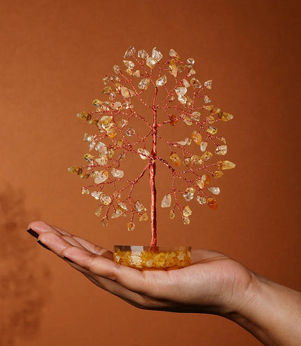 Citrine Orgone Base Tree