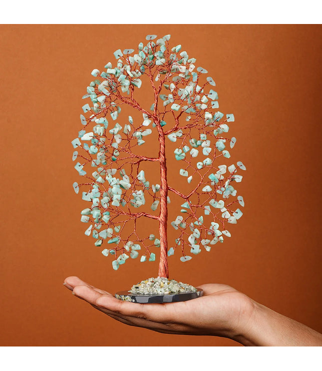Amazonite Slice Base Tree