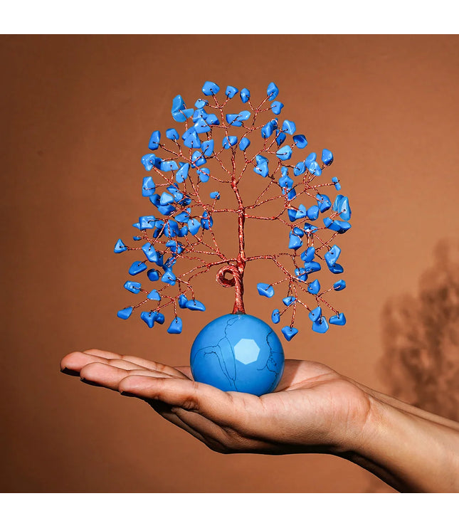 Turquoise Ball Base Tree