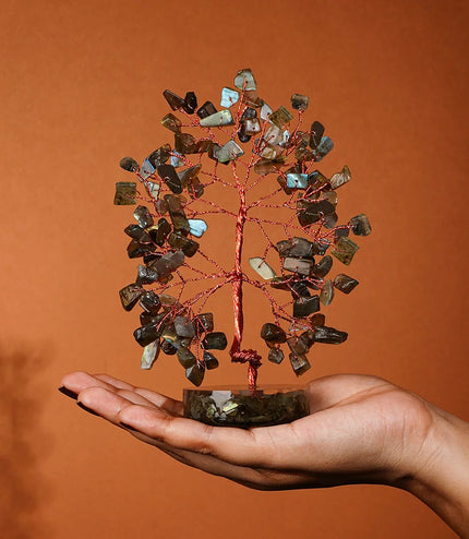 Labradorite Orgone Base Tree