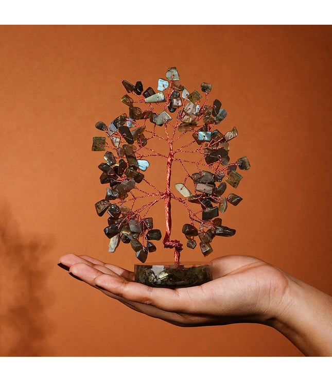 Labradorite Orgone Base Tree