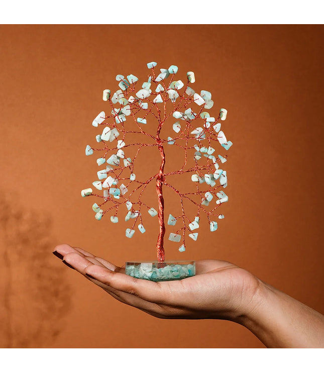 Amazonite Orgone Base Tree