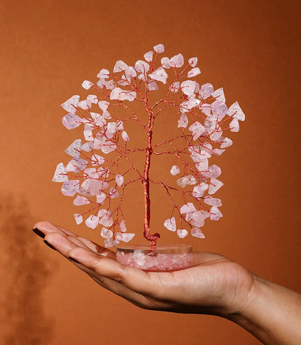 Rose Quartz Orgone Base Tree