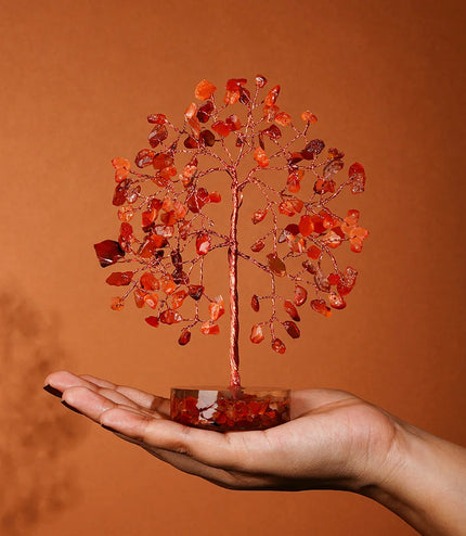 Carnelian Orgone Base Tree