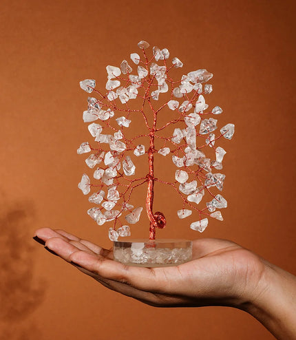 Clear Quartz Orgone Base Tree