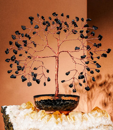 Black Obsidian Orgone Base Tree