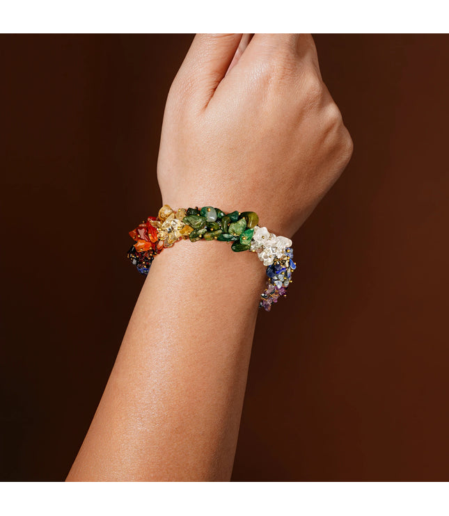 7 Chakra Chips Bracelet