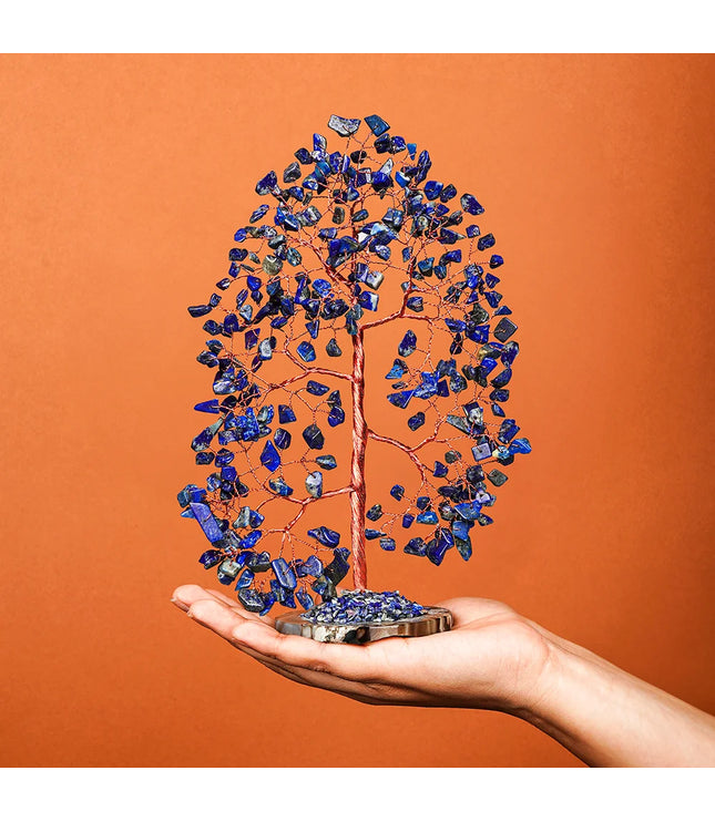 Lapis Lazuli Slice Base Tree