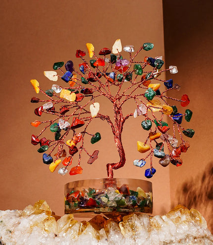 7 Chakra Orgone Base Tree