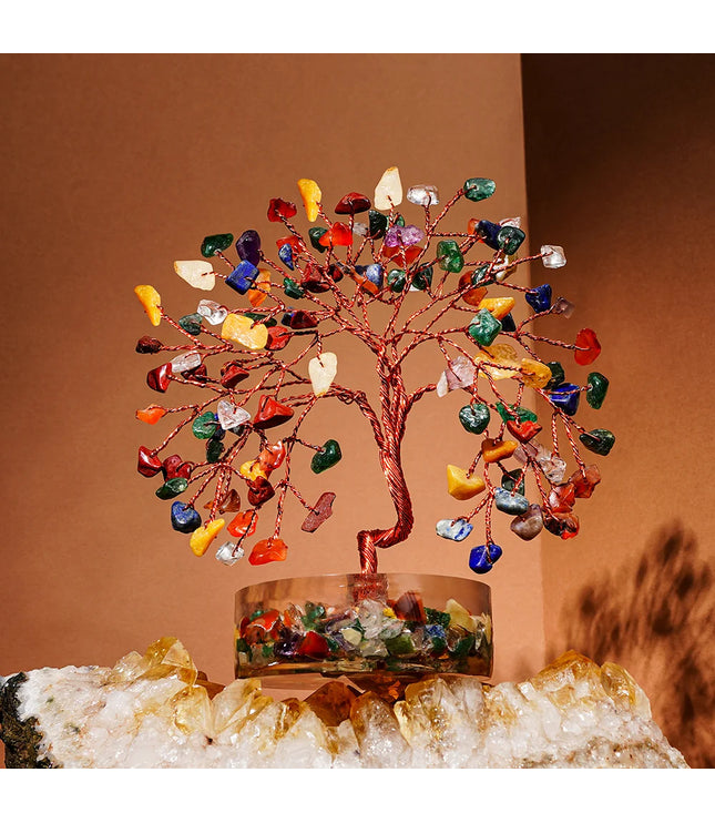 7 Chakra Orgone Base Tree