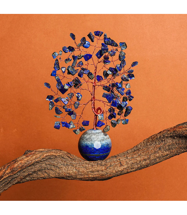 Lapis Lazuli  Ball Base Tree
