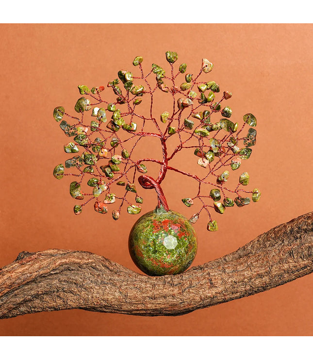 Unakite Ball Base Tree