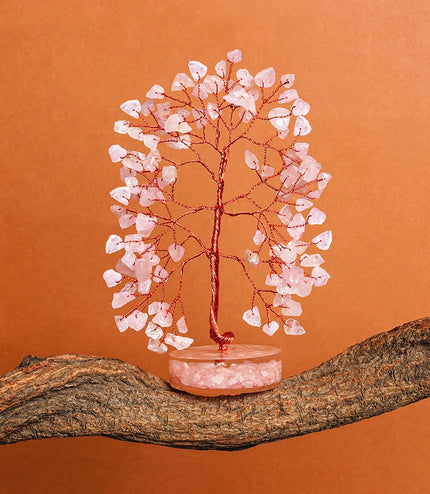 Rose Quartz Orgone Base Tree