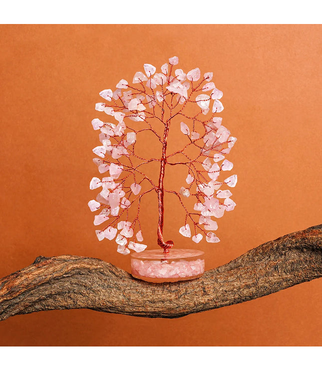 Rose Quartz Orgone Base Tree