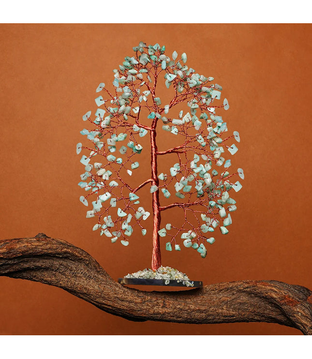 Amazonite Slice Base Tree