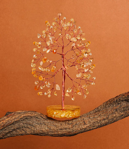 Citrine Orgone Base Tree