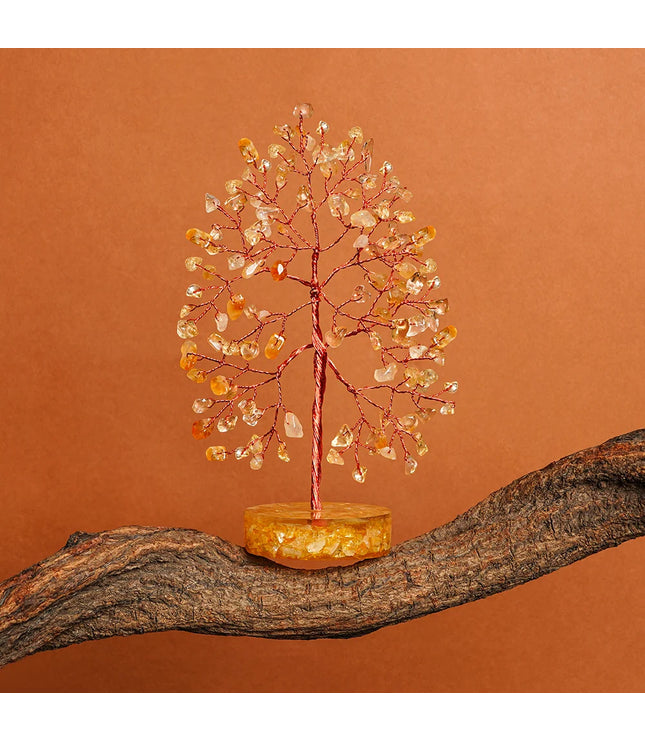 Citrine Orgone Base Tree