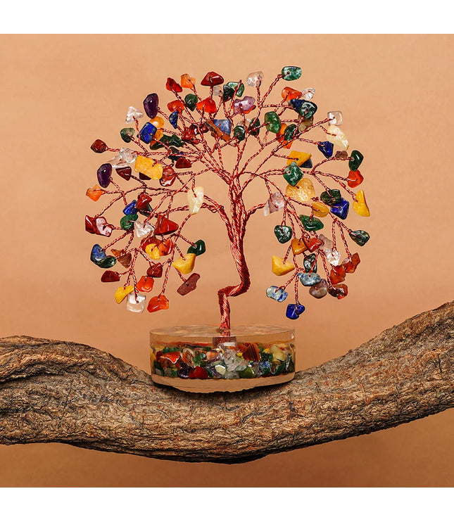 7 Chakra Orgone Base Tree