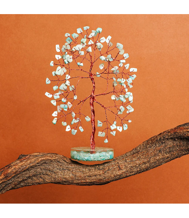 Amazonite Orgone Base Tree