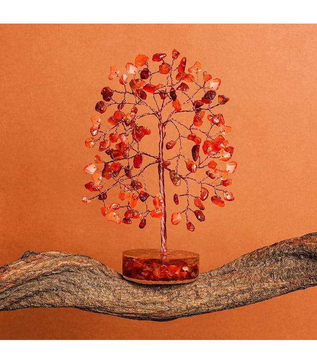 Carnelian Orgone Base Tree