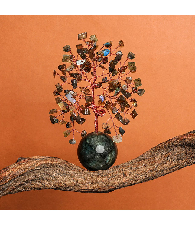 Labradorite Ball Base Tree