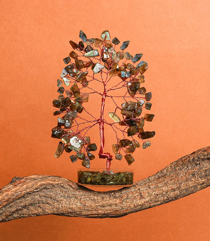 Labradorite Orgone Base Tree