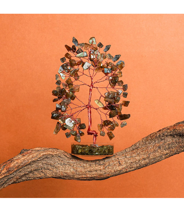 Labradorite Orgone Base Tree